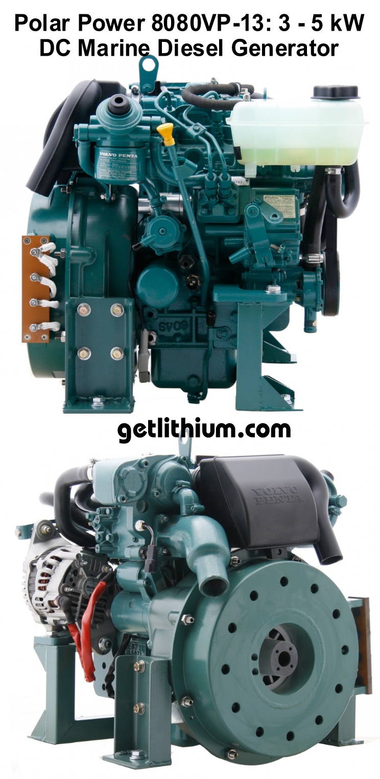 Diesel Generators for Hybrid Electric Off Grid Energy, Solar Power and 12 Volt to 300 Volt Micro